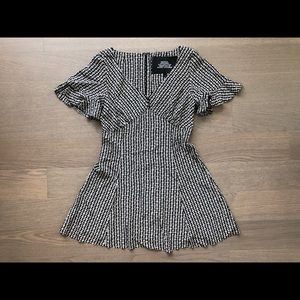 Marc Jacobs Floral Grunge Mini Dress